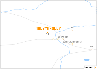 map of Malyy Kholuy