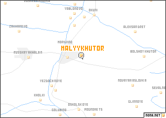 map of Malyy Khutor