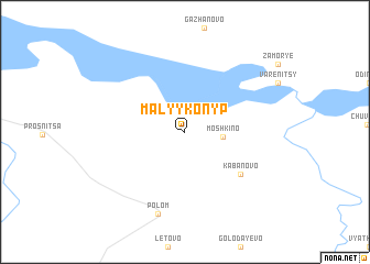 map of Malyy Konyp