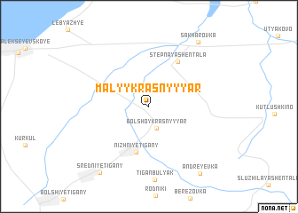 map of Malyy Krasnyy Yar