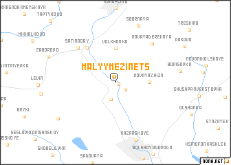 map of Malyy Mezinets