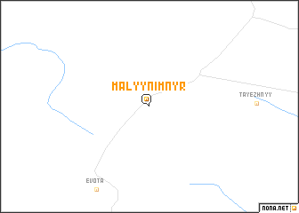 map of Malyy Nimnyr