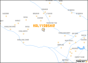 map of Malyy Ob-Shir