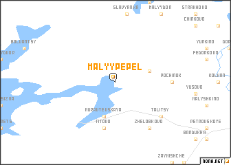 map of Malyy Pepel