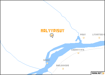 map of Malyy Pisuy