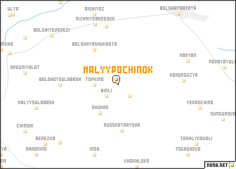 map of Malyy Pochinok