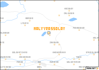 map of Malyy Rassolay