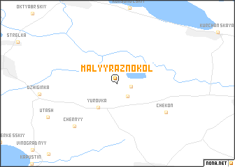 map of Malyy Raznokol