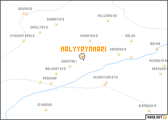 map of Malyy Ryn-Mari