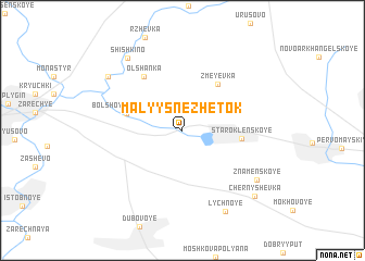 map of Malyy Snezhetok