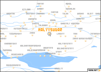 map of (( Malyy Sudarʼ ))