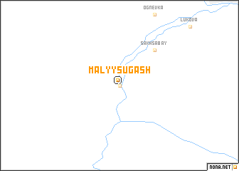 map of Malyy Sugash