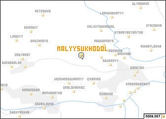 map of Malyy Sukhodol