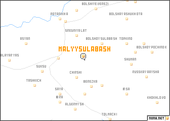 map of Malyy Sulabash