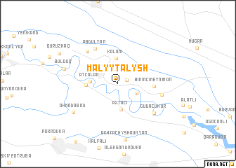 map of Malyy Talysh