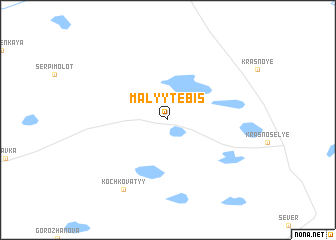 map of Malyy Tebis