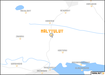 map of Malyy Uluy