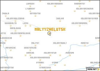 map of Malyy Zhëlutsk