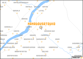 map of Mamadou Satouko