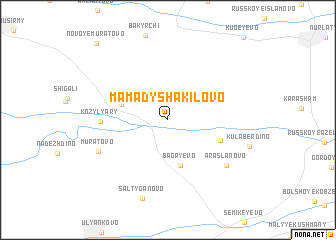 map of Mamadysh-Akilovo