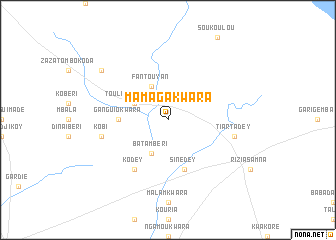 map of Mamaga Kwara