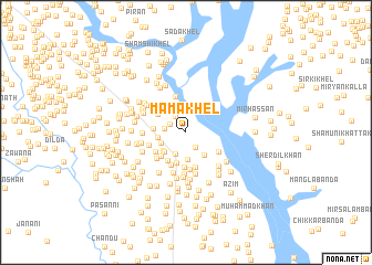 map of Mama Khel