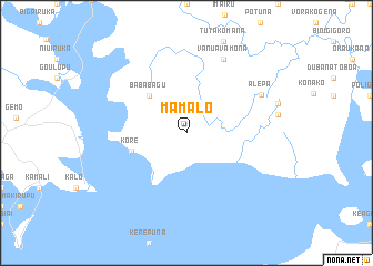 map of Mamalo