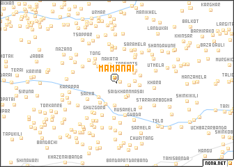 map of Mamanai