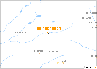 map of Mamancanaca