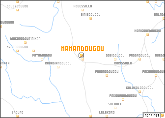 map of Mamandougou