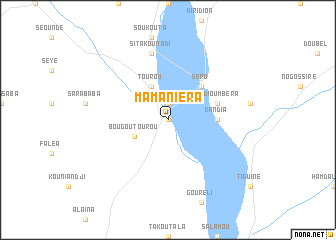 map of Mamaniéra