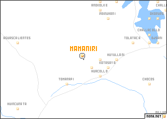 map of Mamaniri