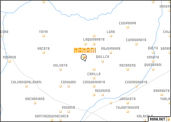 map of Mamani