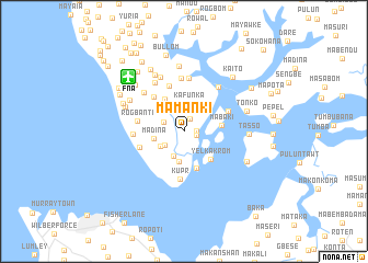 map of Mamanki