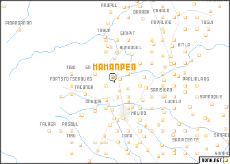 map of Mamanpen