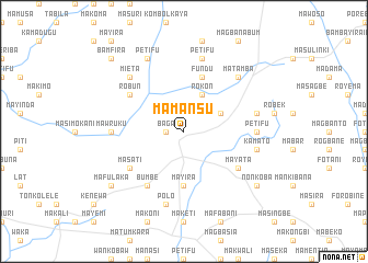 map of Mamansu