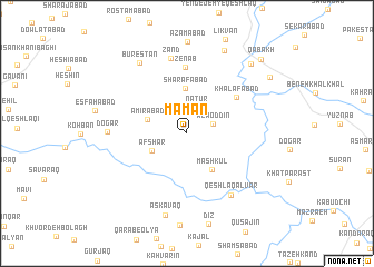 map of Mamān