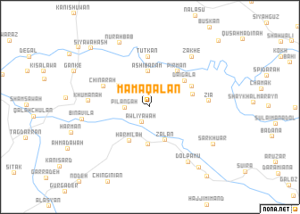 map of Māmā Qālān