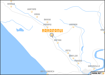 map of Mamaranui