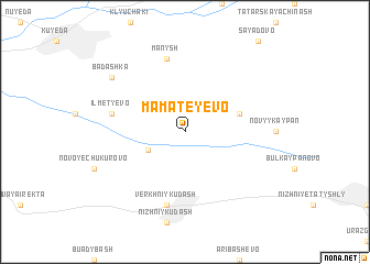 map of Mamateyevo