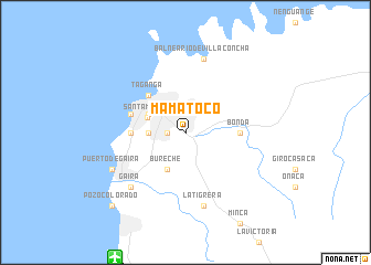 map of Mamatoco