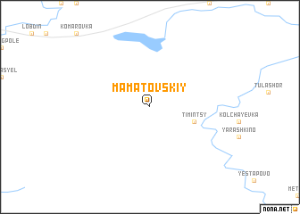 map of Mamatovskiy