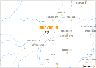 map of Mamayerwa