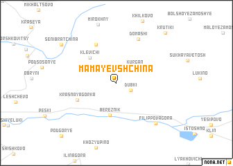map of Mamayevshchina