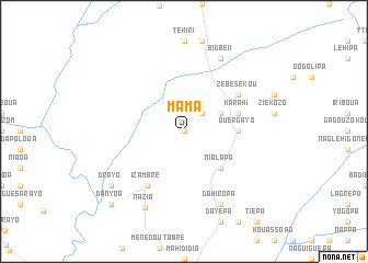 map of Mama