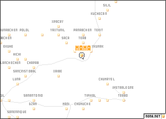 map of Mamá