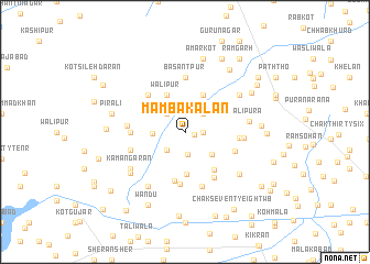 map of Mamba Kalān