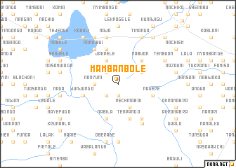 map of Mambanbole