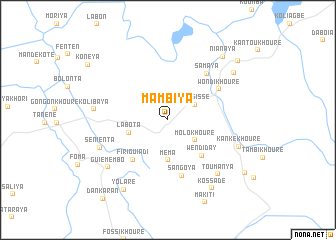 map of Mambiya