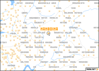 map of Mamboima